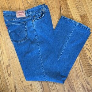 .Levi's Y2K 512 Slimming Bootcut Medium Wash Stretch Blue Jeans Women 16 Vintage